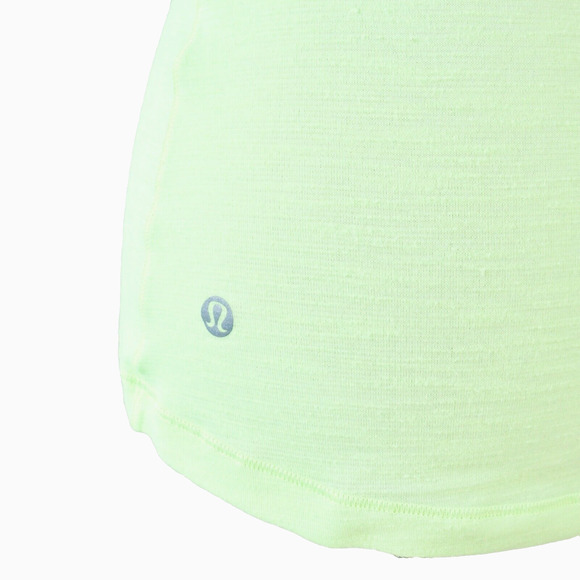 Lululemon Size 4 Twist & Toil Tank Top 2 in 1 Mint Citrus *as is* - Picture 9 of 10